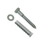 Fischer WL Cheville + Vis Ø10x80 mm, Blister 2 Pièces