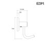 Edm Colgador doble cromada série h2o edm