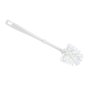 Brosse pour WC en plastique PVC blanc