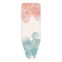 Vileda Confort plus Housse pour table à repasser 110x30 cm à 130x45 cm, coton/muletón/mousse, rose