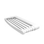Gimi Telepack 70 Tendedero mural 5 m, résine et aluminium, blanc, 70 x 30 x 6 cm, max 7 kg