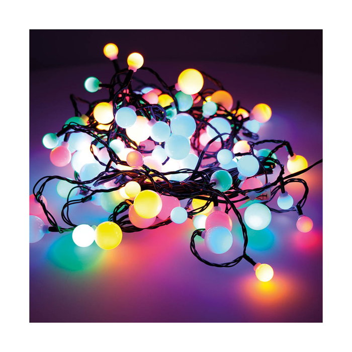 Guirlande lumineuse LED Lumineo Cherry Multicouleur 14 m Guirlande lumineuse LED Lumineo Cherry Multicouleur 14 m