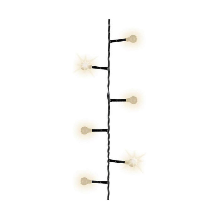 Lumineo Guirlande lumineuse LED Cherry Compact Blanc (14 m)