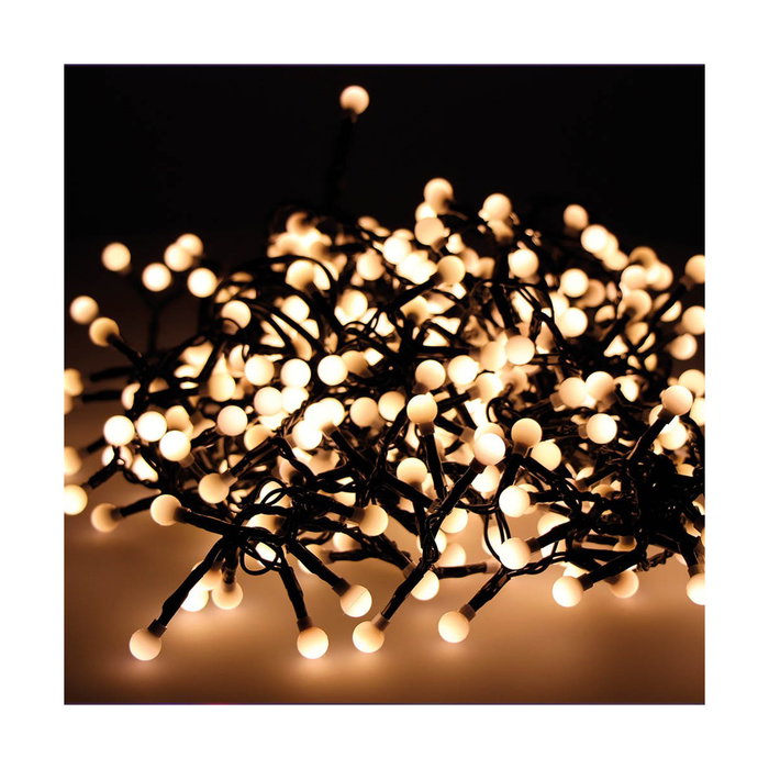 Lumineo Guirlande lumineuse LED Cherry Compact Blanc (14 m)