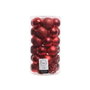 Boules de Noël Decoris Rouge 37 Pièces
