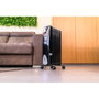 EDM Radiateur sans huile 6 éléments Noir 1000 W - Modèle Black Edition