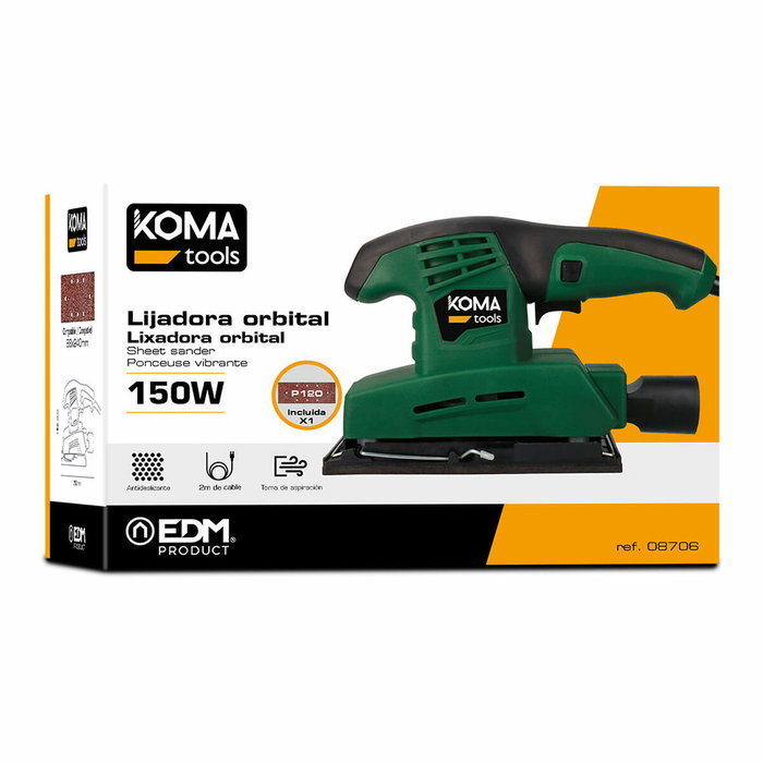 Koma Tools Ponceuse orbitale 150 W
