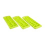 Basic & Co Lot de 3 bacs à glaçons en polypropylène 25 x 8,5 x 3,7 cm couleurs assorties