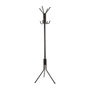 Porte-manteau 8 Crochets Noir Aluminium (172 x 48 cm)