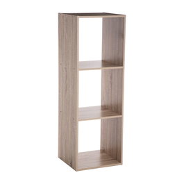Astigarraga 5Five Dinamic Étagère en bois marron avec 3 bacs de rangement 100,5 x 34,4 x 32 cm