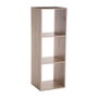 Astigarraga 5Five Dinamic Étagère en bois marron avec 3 bacs de rangement 100,5 x 34,4 x 32 cm