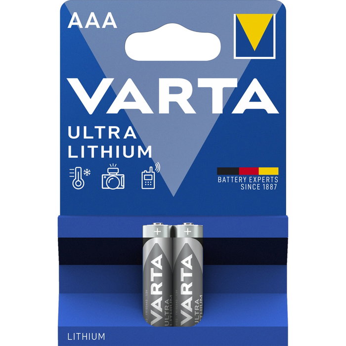 Varta Ultra Lithium AAA - LR03, pack de 2