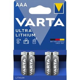 Varta Ultra Lithium AAA - LR03, pack de 4