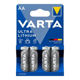 Varta Pile Ultra Lithium AA LR06 4 Unités Ø14,5x50,5 mm Réf. FR14505