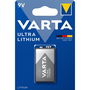 Batteries Varta Ultra Lithium 1200 mAh 9 V