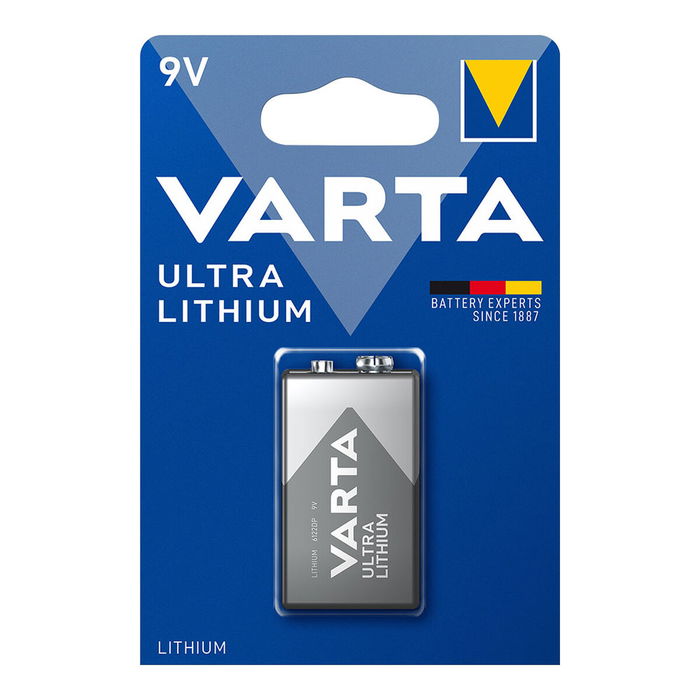 Batteries Varta Ultra Lithium 1200 mAh 9 V