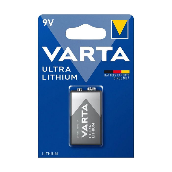 Batteries Varta Ultra Lithium 1200 mAh 9 V