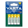 Varta Pile rechargeable AA HR6 2100 mAh Ni-MH 1,2 V Lot de 4 Ø14,5 x 50,5 mm