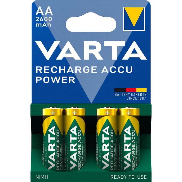 Varta Accu Power AA 2600mAh HR06 - Lot de 4