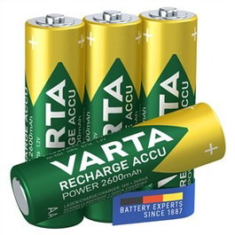 Varta HR06 AA 2600mAh - Piles rechargeables Ni-MH précargées - Lot de 4 unités - Accu Power