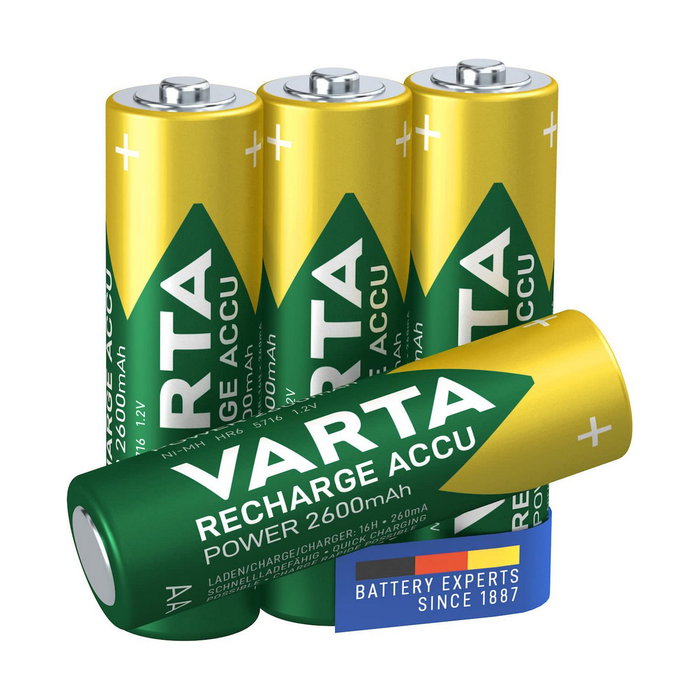Piles Rechargeables Varta 05716 101 404 Piles Rechargeables Varta 05716 101 404