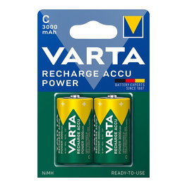 Varta Recharge Accu Power C HR14 Pile Rechargeable 3000 mAh NiMH Lot 2 Unités