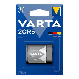Varta Pile lithium 2CR5 6V 1400 mAh (1 unité) 45x17x34 mm