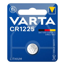 Varta CR1225 Pile au Lithium Bouton 3V 48mAh Diamètre 12,5mm x 2,5mm Blister