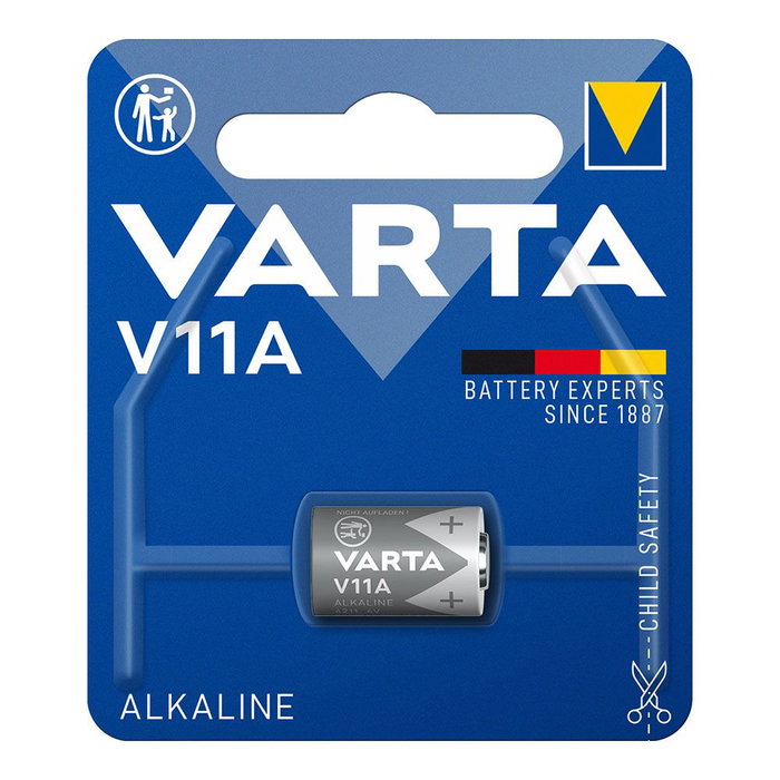 Varta V11A Pile alcaline 6V Blister 1 unité Ø10,22x16,5mm Varta V11A Pile alcaline 6V Blister 1 unité Ø10,22x16,5mm