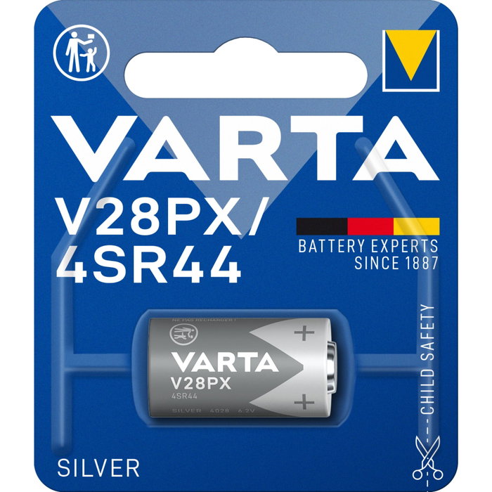 Varta Pile Silver V28PX / 4SR44 6,2V Varta Pile Silver V28PX / 4SR44 6,2V