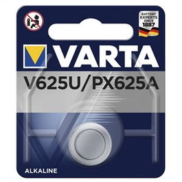 Varta Pile Bouton Alcaline 4626101401 (V625U/PX625A/LR9) - Pour clés de voiture, calculatrices, appareils électroniques