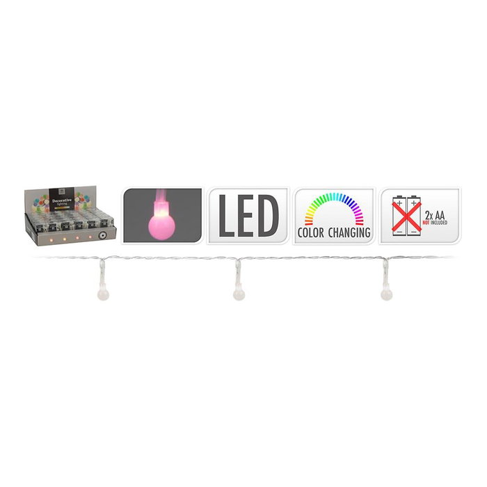 Guirlande lumineuse LED Decorative Lighting Multicouleur (2,3 m) Guirlande lumineuse LED Decorative Lighting Multicouleur (2,3 m)