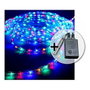EDM Product Tuyau d'arrosage LED Flexiled Multicolore Transparent 12 m