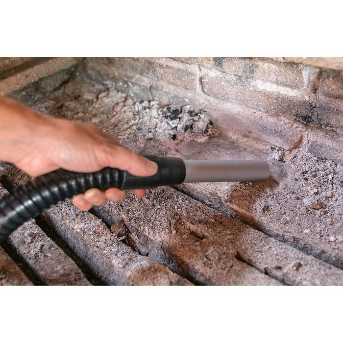 Koma Tools Aspirateur à cendres 800W avec câble 2m - Métal chromé et vert - Capacité 10L - Température max 40°C - AS-800
