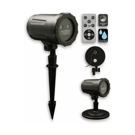 Projecteur laser multicolore avec effets variés et protection IP44