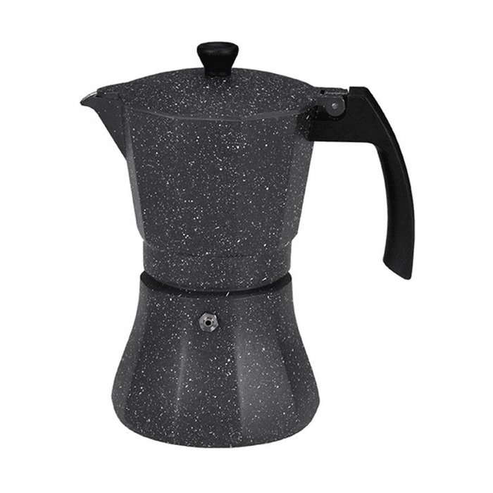 Cafetière Italienne EDM Noir Aluminium 12 Tasses Induction Cafetière Italienne EDM Noir Aluminium 12 Tasses Induction