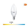 EDM Ampoule LED Bougie E14 7W 600lm 4000K Blanc Neutre Ø3,5x10,7cm 200° Classe F