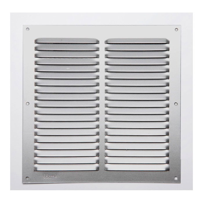 Fepre Grille de ventilation sans bordure en aluminium 200x200mm Fepre Grille de ventilation sans bordure en aluminium 200x200mm