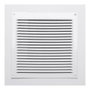 Fepre Rejilla sans bordure en aluminium blanc lacqué 170x170mm