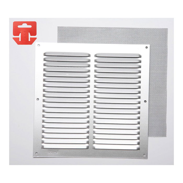 Fepre Rejilla con mosquitera en aluminium 200x200mm Fepre Rejilla con mosquitera en aluminium 200x200mm