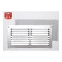Fepre Rejilla de ventilación avec moustiquaire en aluminium 200x100mm