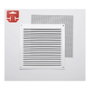 Fepre Grille de ventilation avec moustiquaire en aluminium blanc 170x170mm