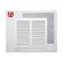 Fepre Grille de ventilation Blanc 30 x 30 mm Moustiquaire