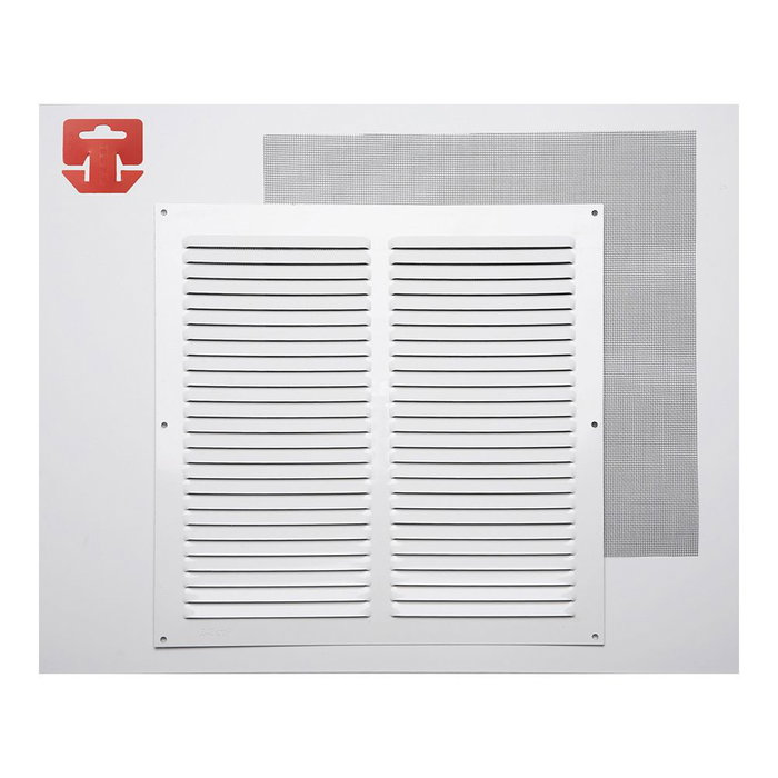 Grille de ventilation Fepre Blanc 30 x 30 mm Moustiquaire Grille de ventilation Fepre Blanc 30 x 30 mm Moustiquaire