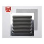 Grille de ventilation Fepre Chrome Moustiquaire
