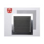 Fepre Grille de ventilation Chrome Moustiquaire