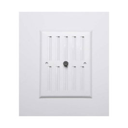 Fepre Rejilla de ventilación rectangulaire réglable en aluminium blanc 130 x 170 mm