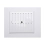 Fepre Grille de ventilation Blanc 17 x 19 cm Réglable