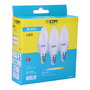 Pack de 3 ampoules LED EDM 98205 G 35 W 5 W 50 W E14 400 lm Ø 3,6 x 10 cm (6400 K)