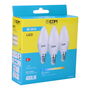Pack de 3 ampoules LED EDM 98205 G 35 W 5 W 50 W E14 400 lm Ø 3,6 x 10 cm (6400 K)